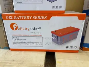 Felicity 200Ah 12V Deep Cycle Gel Battery - 3 Year Warranty