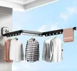 Versatile Wall-Mounted Retractable Clothes Drying Rack - 2