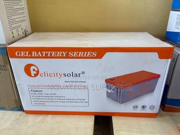Felicity 200Ah Deep Cycle Battery for Solar Backup 60A - 1