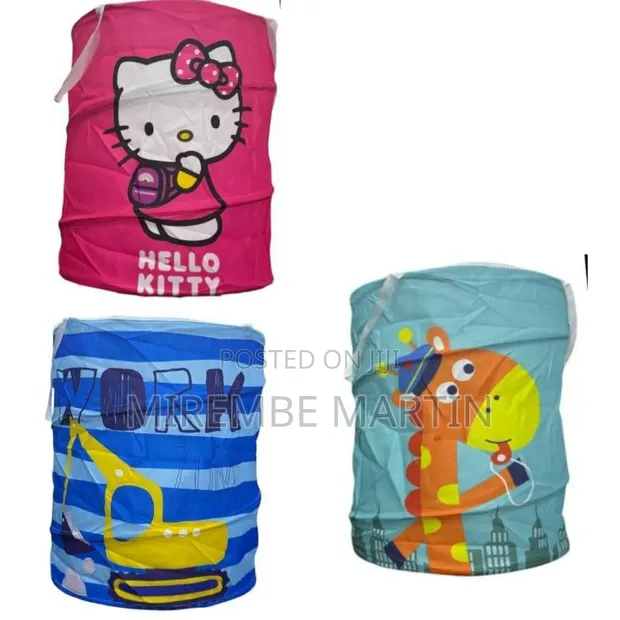 Children's Laundry Hamper / Toy Storage Basket - 1