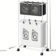 Rolling Multi-Tier Laundry Sorter and Storage Cart - 2