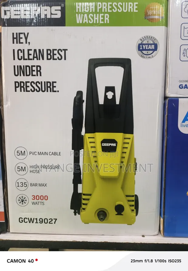 Geepas 3000W High Pressure Washer (GCW19027) - 1