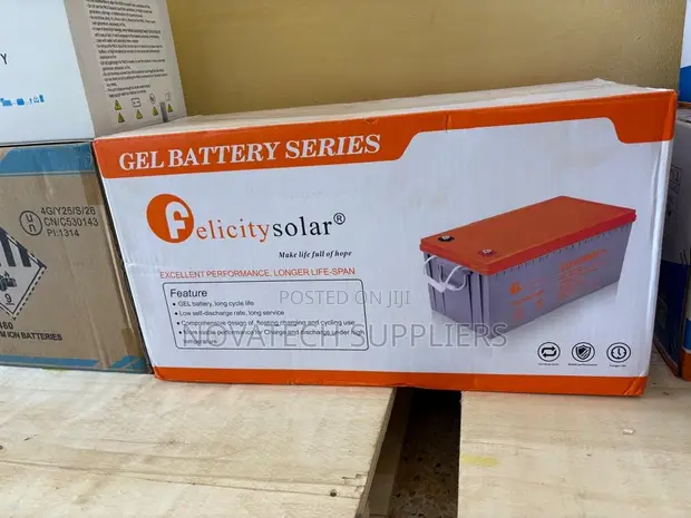 200Ah Felicity Gel Battery for Inverters & Solar Systems - 1
