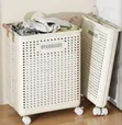 Collapsible Rolling Laundry Hamper / Storage Basket - 2
