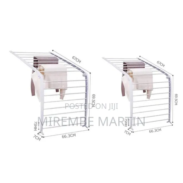 Multi-Tier Foldable Clothes Drying Rack - Multicolor - 1