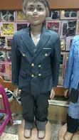 Kids Slim Fit Double Breasted Wedding Tuxedo Suit - 2