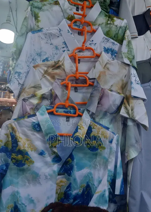 Men's Seamless Floral Shirts - 1