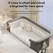 StarAndDaisy Baby Cot with Wheels - 3