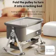StarAndDaisy Baby Cot with Wheels - 5