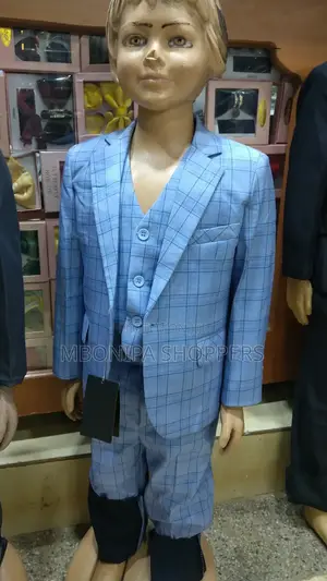 3 Piece Boys Formal Suits - Long Sleeve Blazer
