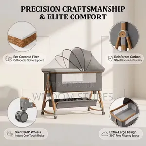 OlaNenam Multifunctional 3-in-1 Baby Bassinet & Bedside Sleeper