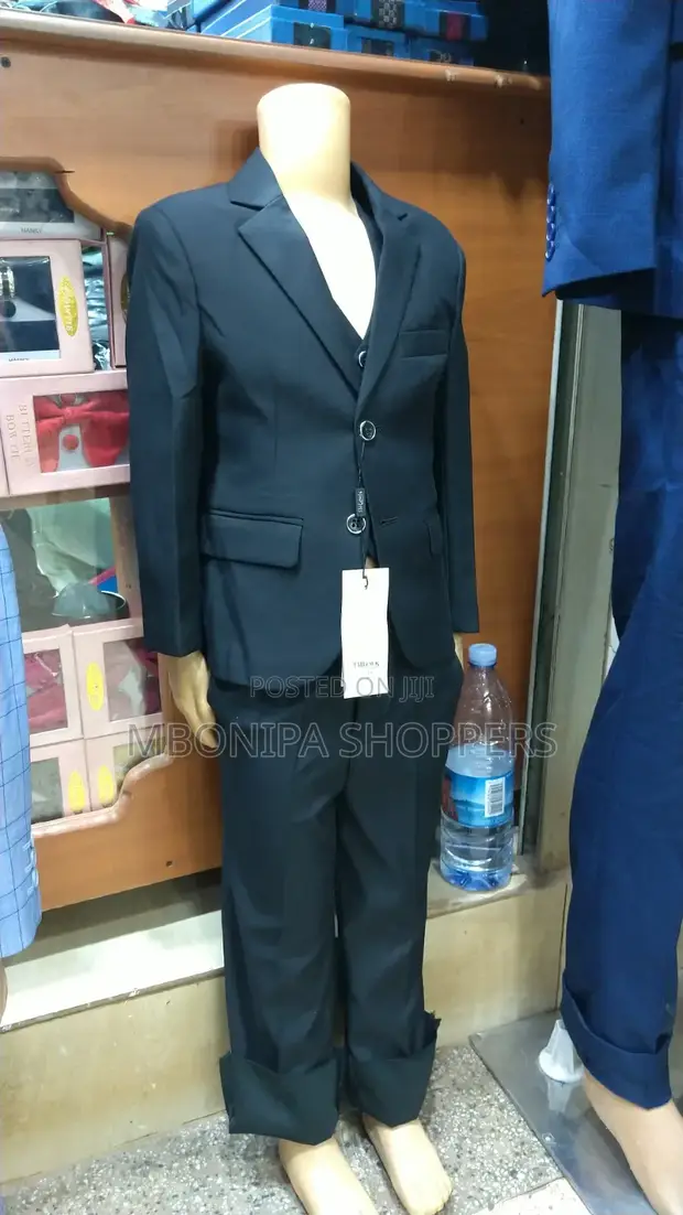 Kids Boys' Formal Slim Fit 3-Piece Suit Set - 1