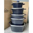 10-Piece Square Non-Stick Die-Cast Aluminum Pot Set - 1
