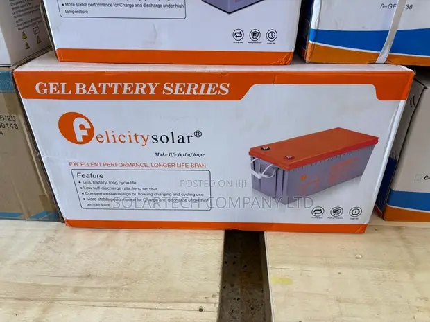 Felicity 12V 200Ah Heavy Duty Deep Cycle Gel Battery - 1