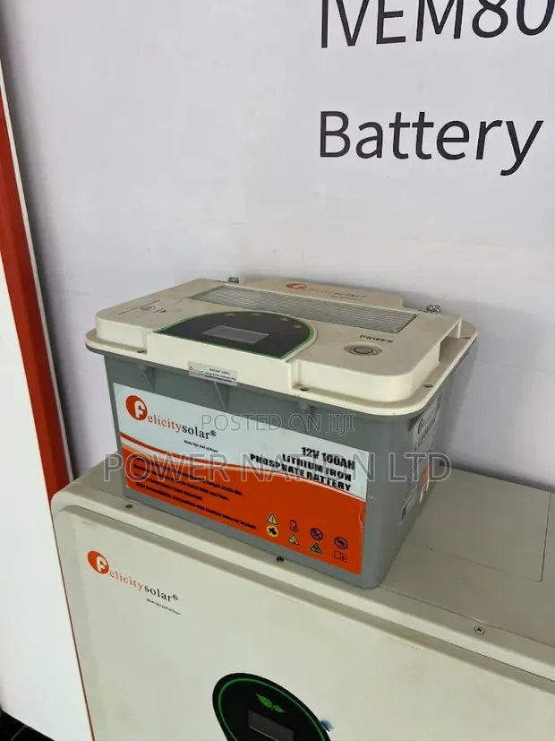 1.25kWh 100Ah 12V Nampower Felicity Lithium Battery - 1