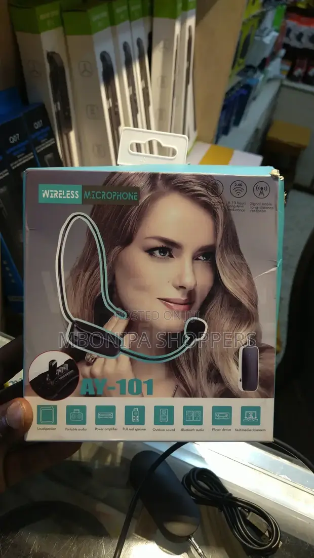 Rechargeable Wireless Microphone Headset - 1