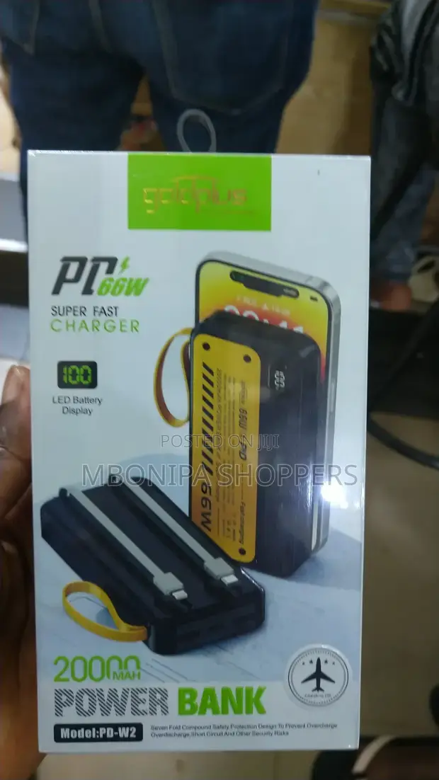 GoldPlus 66W PD 20000mAh Power Bank - 1