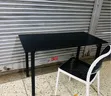 Black Foldable Table + 1 Armless Chair - 1