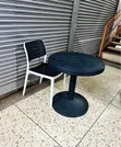 1 Black Table + 1 Executive Armless Chair - 3