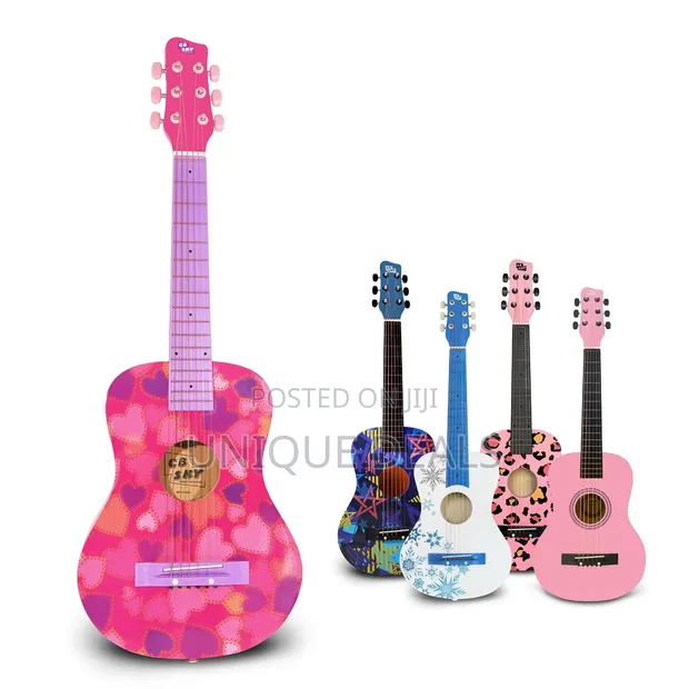 21 Inch Wooden Acoustic Guitar for Toddlers - 1