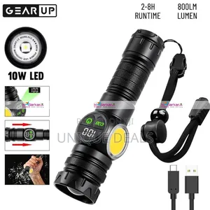 3-in-1 Rechargeable Flashlight - 5000 Lumens