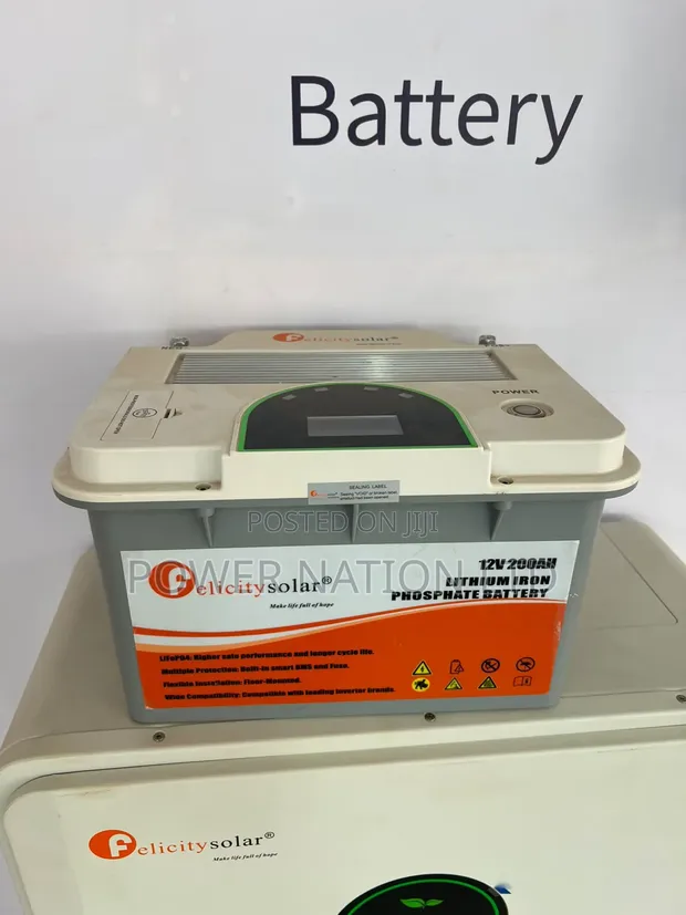 Felicitysolar 2.56kWh 12V 200Ah Lithium Battery - 1