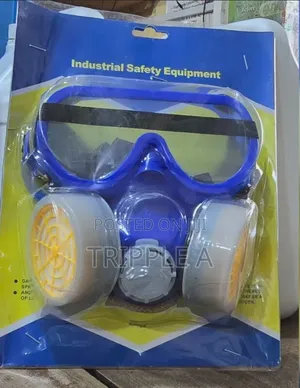 Anti-Dust Industrial Mask with Air Filters and Goggles
