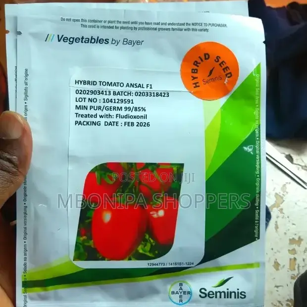 Ansal F1 Tomato Seeds - 2500 Seeds - 1