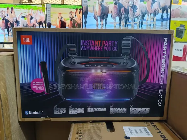 JBL PartyBox On-The-Go 2 Portable Party Speaker with Microphone - 1
