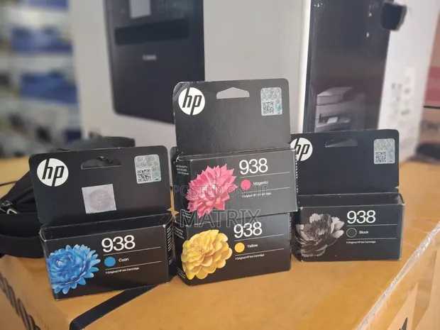HP 938 Inkjet Ink Cartridges CMYK Full Set - 1