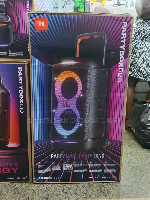 JBL PartyBox 520 Portable Battery Speaker - 1