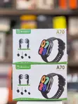 Smartbarry A70 Smartwatch 2-in-1 with Wireless Earbuds - 1