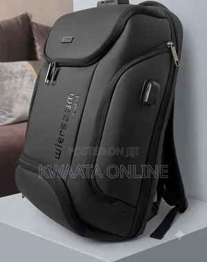Wiersoon Anti-Theft Hard Shell Backpack with USB Port