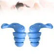 1 Pair Reusable Ear Plugs for Noise Cancellation - Blue - 1