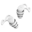1 Pair Reusable Noise Cancelling Ear Plugs - White - 3