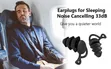 1 Pair Reusable Silicone Ear Plugs for Noise Cancellation - Black - 3