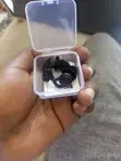 1 Pair Reusable Silicone Ear Plugs for Noise Cancellation - Black - 4