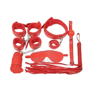 7-Piece BDSM Bondage Set - Red