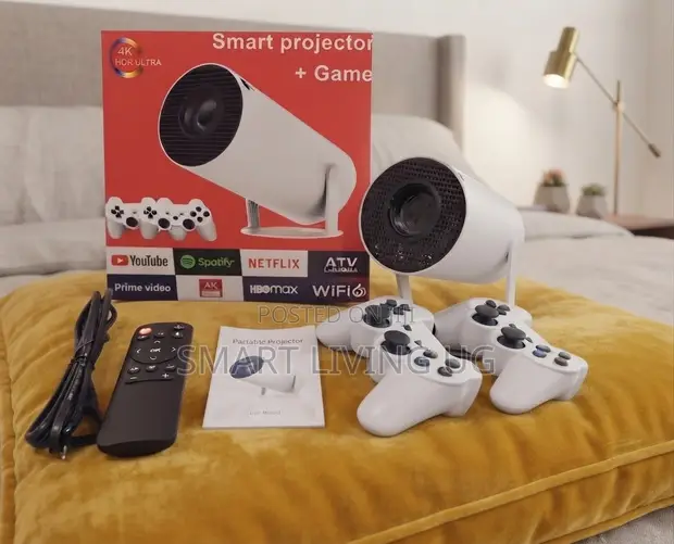 Smart Movie Projector with Gaming Function - WiFi 6 - 1