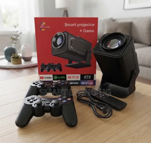 Smart HD Projector Gaming Console Set with Controllers - 1