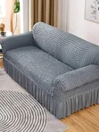 Grey Two-Seater Sofa Cover - 2