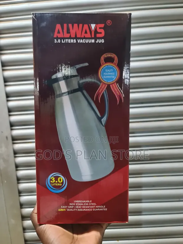 Always Stainless Steel 3L Vacuum Flask - 1
