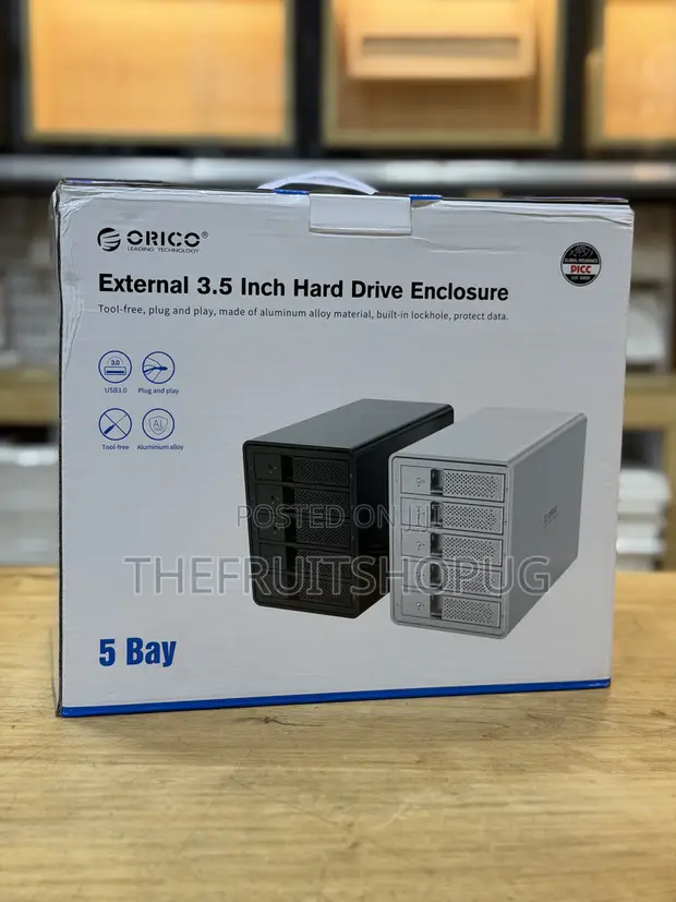 ORICO 3.5-Inch External Hard Drive Enclosure - 1