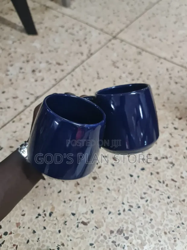 Porcelain Ceramic Coffee Cups - 12 Piece Set - 1