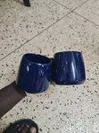 Porcelain Ceramic Coffee Cups - 12 Piece Set - 4