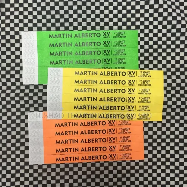 Custom Branded Event Wristbands - 1