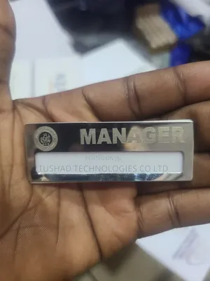 Custom Engraved Metallic Name Tags