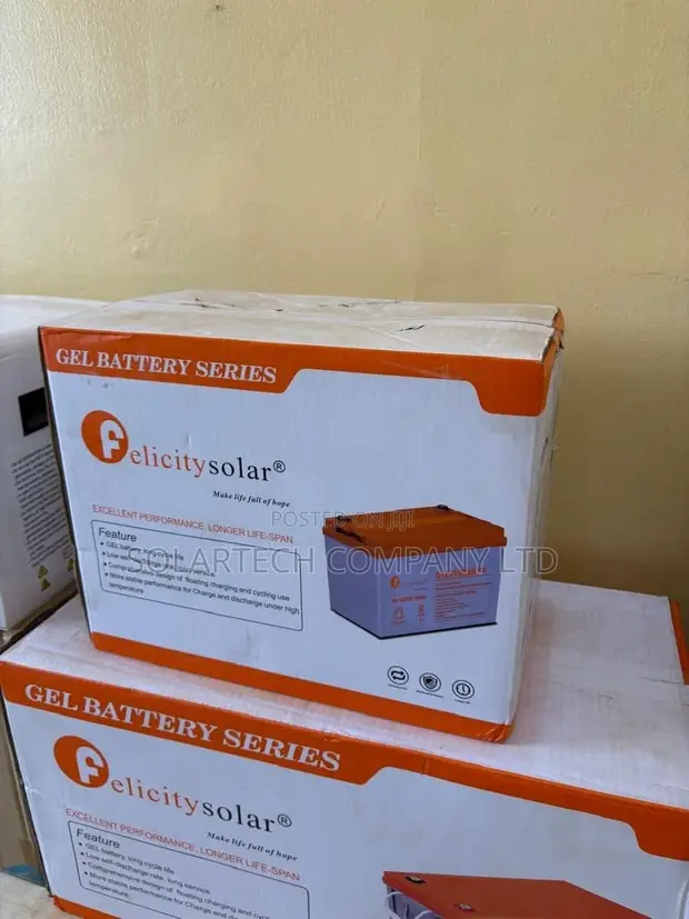 100Ah 12V Felicity Deep Cycle VRLA Gel Battery - 1