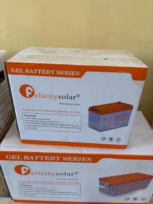 12V 100Ah Felicity Deep Cycle Gel Battery for Backup Power