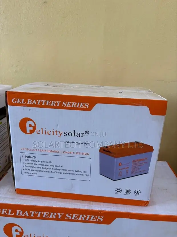 Brand New Felicity 12V 100Ah Sealed Deep Cycle Gel Battery - 1